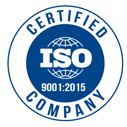 contamos con la certificación de ISO 9001:2015
